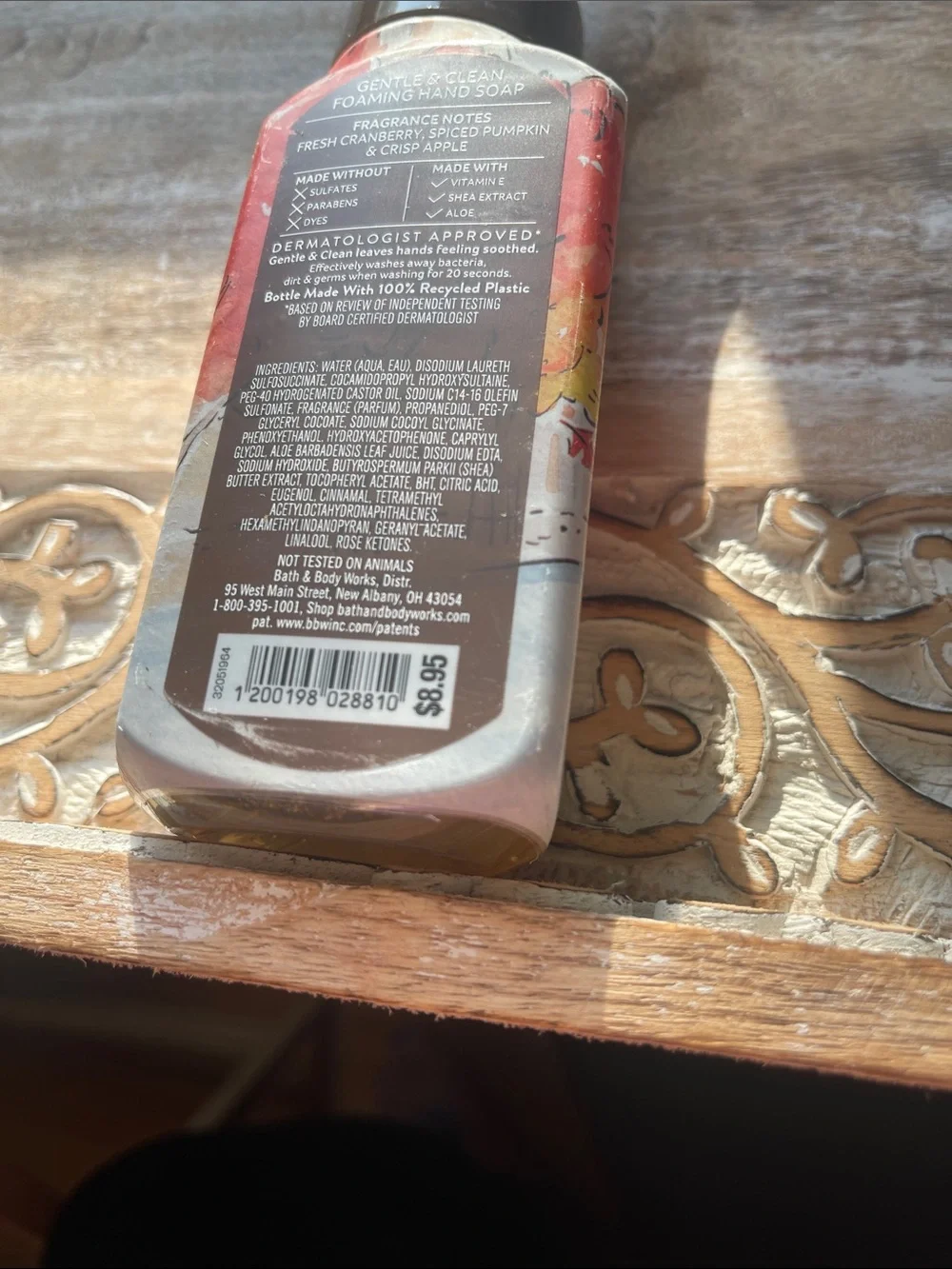 Bath & Body Works The Perfect Autumn Foaming Hand Soap - Pink & Brown Pump